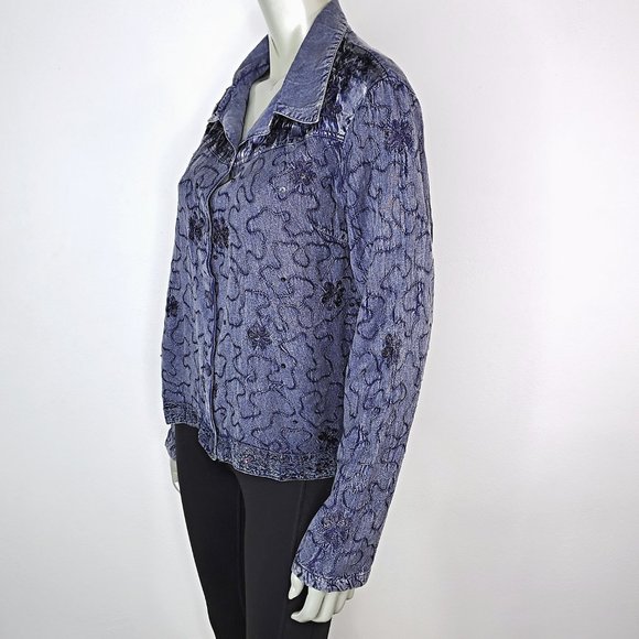 Newport News Womens Jeanology Collection Top Sz 12 - Picture 4 of 7